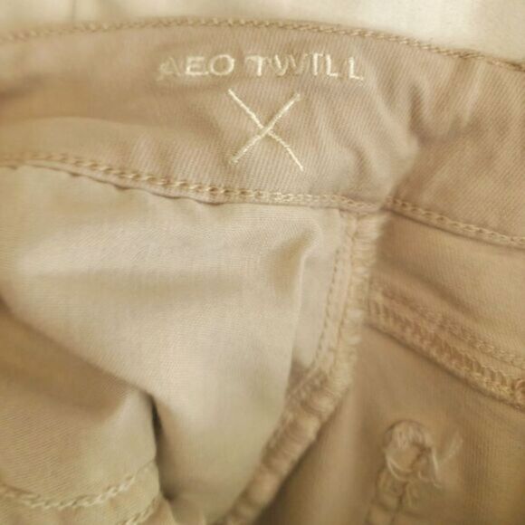 American Eagle twill distressed skinny jeans - Picture 7 of 8